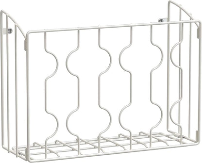 SIMPLE HOUSEWARE Wall Door Mount Kitchen Wrap Organizer Rack