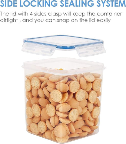 Vtopmart Food Storage Containers 2.5L / 84.5oz, 4 Pieces BPA Free Plastic
