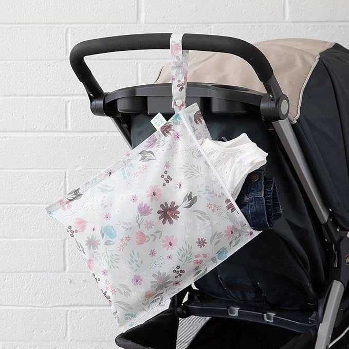 Bumkins Waterproof Wet Bag for Baby, Swim Suit, Cloth Diapers, Pump Parts
