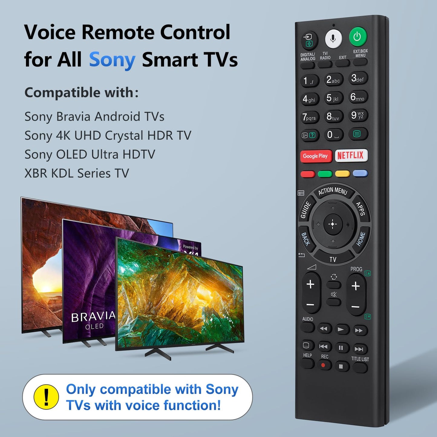 Voice Magic Remote for LG-Smart-TV-Remote Control Replacement, AKB75855501 AN-MR20GA MR19BA MR18BA MR650A with Voice Recognition and Pointer Function