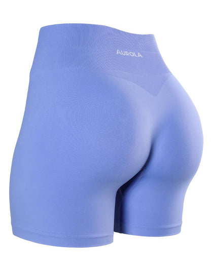 AUROLA No Scrunch Dream Shorts for Women,Seamless Workout Soft Smooth Fashion Everyday Casual Shorts,Jacaranda,M