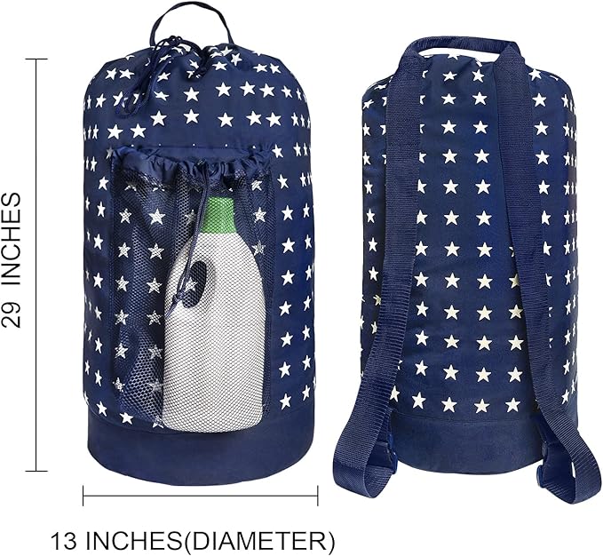 Dalykate Backpack Laundry Bag, Laundry Backpack