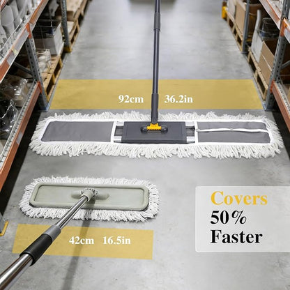 Masthome 36" Commercial Mop, Heavy Duty Industrial Floor Mop
