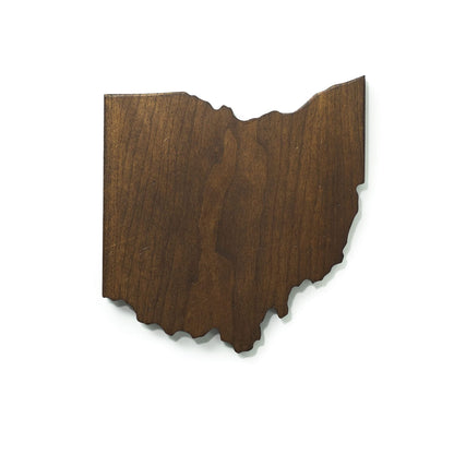 The Wooden States Of America - Magnetic Key Holder (Ohio)