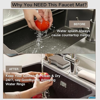 Diatomite Faucet Mat for Kitchen Sink