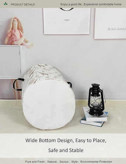 Round waterproof laundry basket, foldable storage basket, laundry Hampers