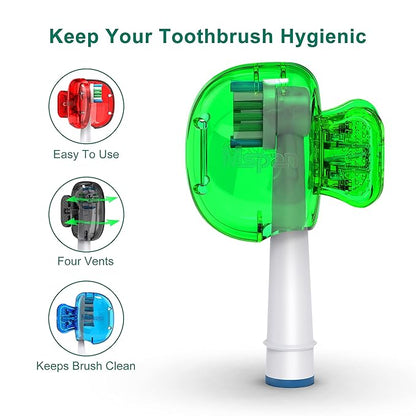 Mspan Toothbrush Head Cover Cap: Toothbrush Protector Brush Pod Case Protective