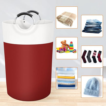 BlissTotes 115L Laundry Basket, Freestanding Laundry Hamper, Collapsible Dirty