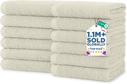 DAN RIVER 12 Pack Wash Cloths for Showering