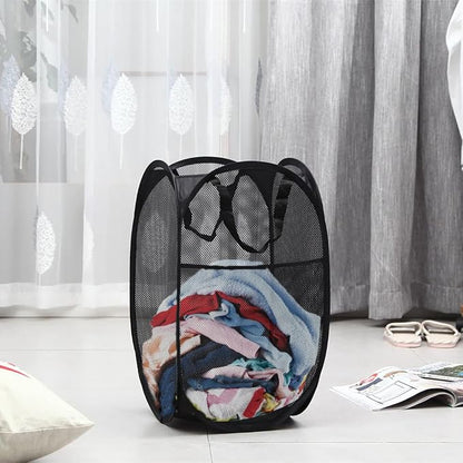 2 Packs Mesh Pop up Laundry Hamper