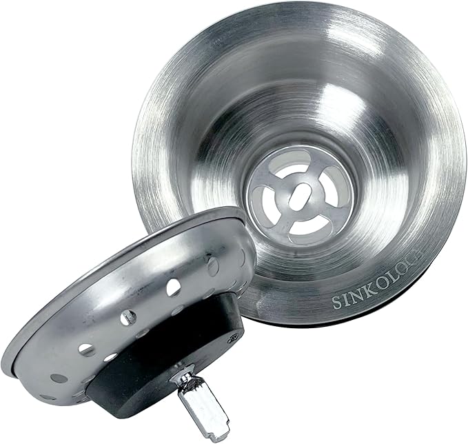 SinkSense Kitchen Sink Heavy Duty Basket Strainer Drain