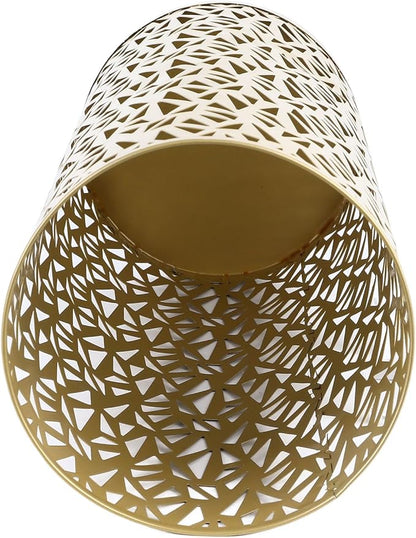Umbrella Stand Rack for Entryway Metal Hollowed Freestanding Round Umbrella Holder Organizer Bin for Home Hotel Office Decor (Medium)