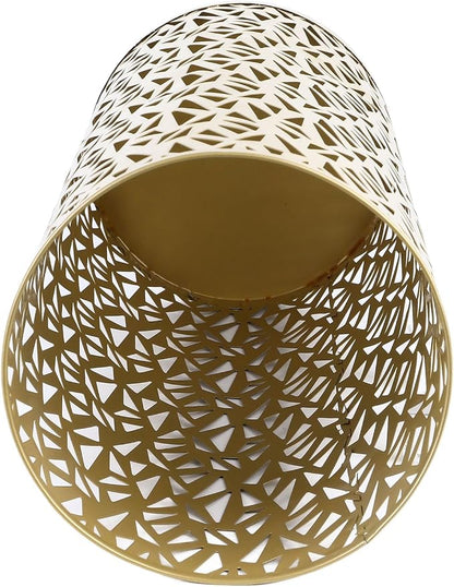 Umbrella Stand Rack for Entryway Metal Hollowed Freestanding Round Umbrella Holder Organizer Bin for Home Hotel Office Decor (Small)