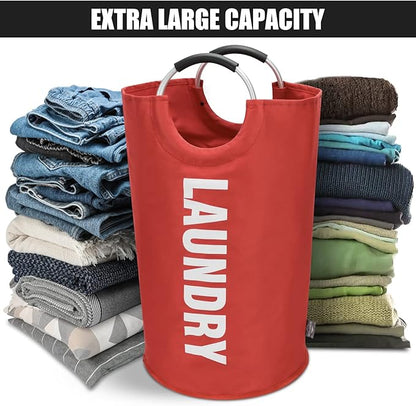 DOKEHOM 125L X-Large Collapsible Washing Laundry Basket Bag