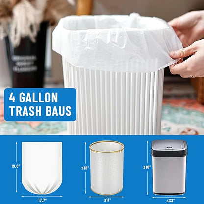 Small Trash Bags 4 Gallon