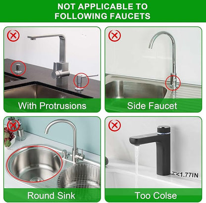 Sink Splash Guard, 5°Slope Silicone Draining Mat