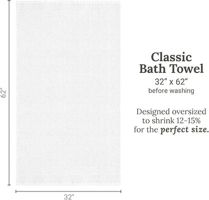 GILDEN TREE Waffle Towels for Bathroom, 100% Cotton Quick Dry Towel, Waffle