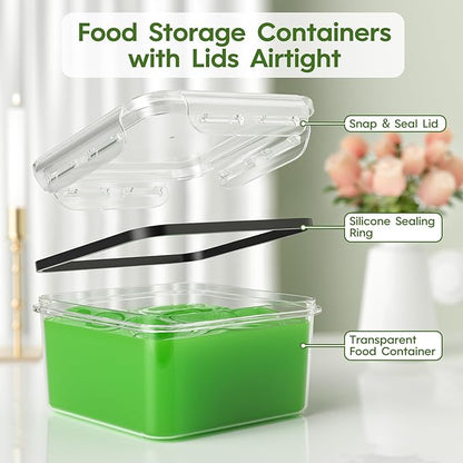 44-Piece Food Storage Containers