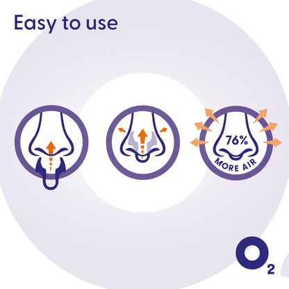 AIRMAX Nasal dilators for Sleeping - 76% More Airflow - Anti snoring Devices - Breathe Freely Through The Nose - Sinus Relief, Relief and snoring Solution - 2X Medium Orange - 6 Month Relief