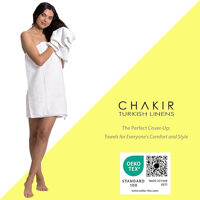 Chakir Turkish Linens, 100% Cotton Premium Quality Turkish Bath Sheets