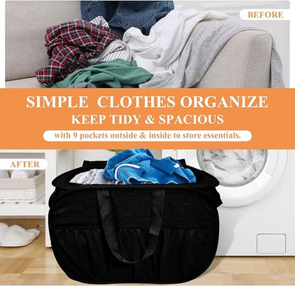 4 Pack Collapsible Laundry Baskets