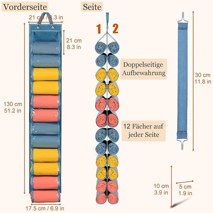 Lirex Hanging Yoga Legging Storage Organizer