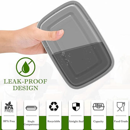 Meal Prep Containers Reusable 38oz