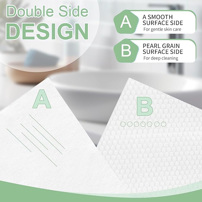 GRANNY SAYS Disposable Face Towel, Face Towelettes Disposable, Disposable Towels