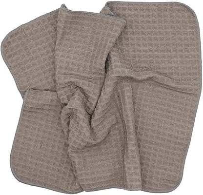 Waffle Weave Thick Microfiber Dish Drying Towels Absorbent Tea & Hand Towel