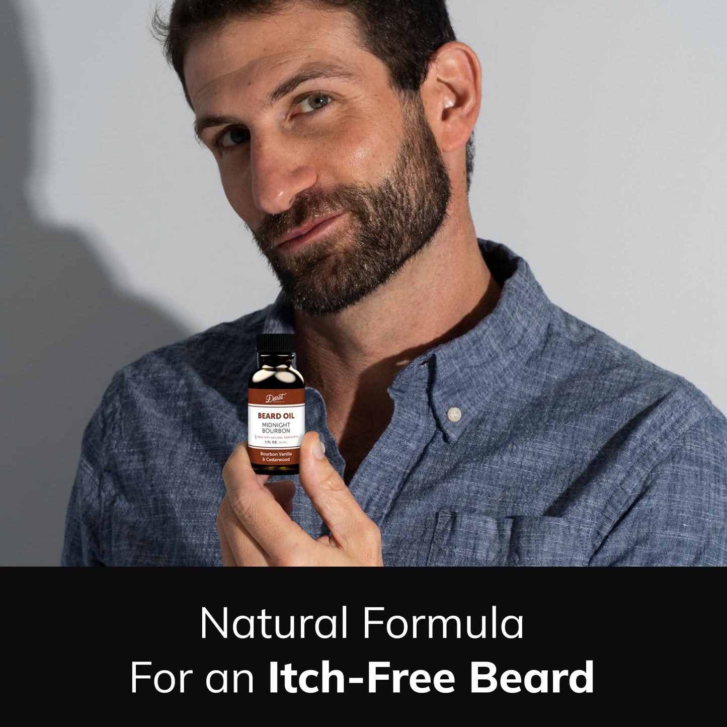 Detroit Grooming Beard Oil | Hydrating & Nourishing Formula with Vitamin E • Corktown Scent (1 oz)