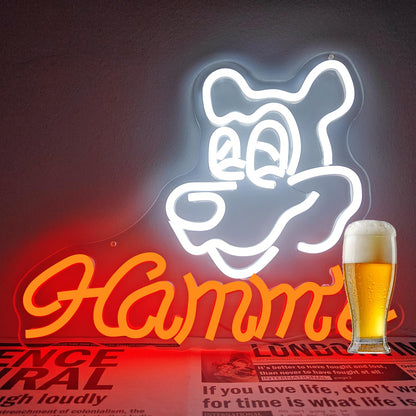 Beer Neon Sign Dimmable Western Rodeo Neon Light Signs for Wall Decor Cowboy Neon Sign for Man Cave Home Bar Beer Club Pub Bistro