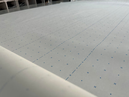 Pattern Paper for Sewing, Tracing Paper for Pattern Drafting, Marking Paper for Dressmaking (Alphanumeric Dotted Paper, 45 Inch x 20 Yard)