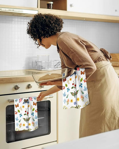 Flour Sack Kitchen Towels Set of 2-18x26 Cotton Dish Towels