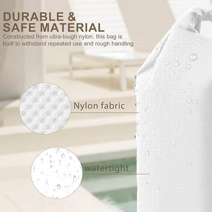 Travel Laundry Bag, Vacuum Compression Dirty Clothes Travel Bag Waterproof Wet