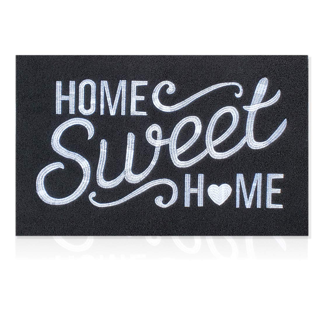 AAZZKANG Door Mats Outdoor with Non Slip Rubber Backing Durable Outdoor Doormat Easy to Clean Welcome Front Door Mat for Indoor,Entry,High Traffic Areas Black