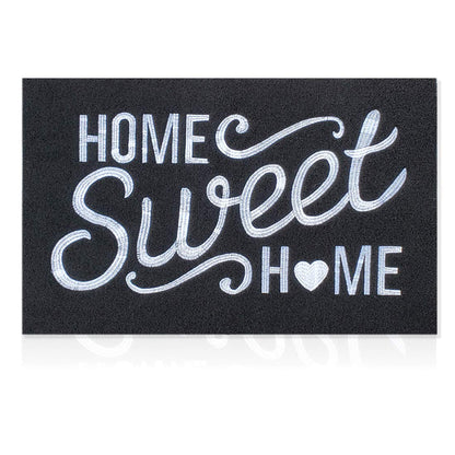 AAZZKANG Door Mats Outdoor with Non Slip Rubber Backing Durable Outdoor Doormat Easy to Clean Welcome Front Door Mat for Indoor,Entry,High Traffic Areas Black