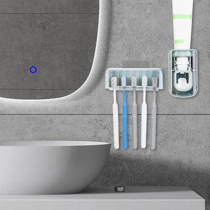 5 Slots Wall Mount Toothbrush Holder