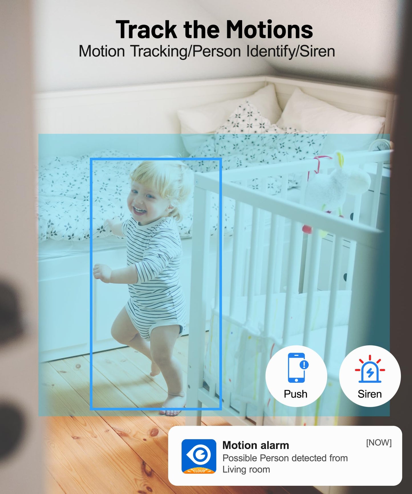 GALAYOU Indoor Security Camera 2K, 360 Degree 2.4G WiFi Home Security for Baby/Pet/Elder/Nanny with Night Vision, 24/7 SD Card Storage, Works with Alexa and Google Assistant G2-2Pack
