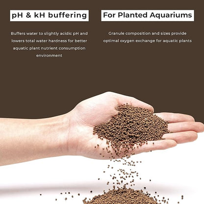Ultum Nature Systems Controsoil - Freshwater Aqua Soil Substrate for Fish, Shrimp, Live Plant Propagation and Aquascaping - 6.8pH Low Ammonia, Volcanic Ash - Brown, Extra Fine (3 Liter)