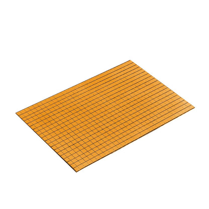 12000pcs Self-Adhesive Mirror Mosaic Tiles Mirror Tiling Xmas DIY Decoration 5x5mm (Orange)