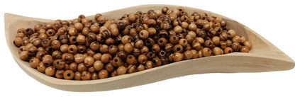 ZULUF 6mm Olive Wood Beads Bulk 500pcs – Natural Wooden Pieces for Jewelry Making, Catholic Rosary Supplies, Bracelet Necklace Craft Parts, DIY Macrame, Holy Land with Certificate BEAD021