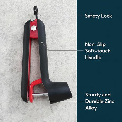 KITCHENDAO Cherry Pitter Tool, Larger Cross-Pitting Head, Cherry Core Remover with Safety Lock, Non-Slip Soft-touch Handle, Dishwasher Safe