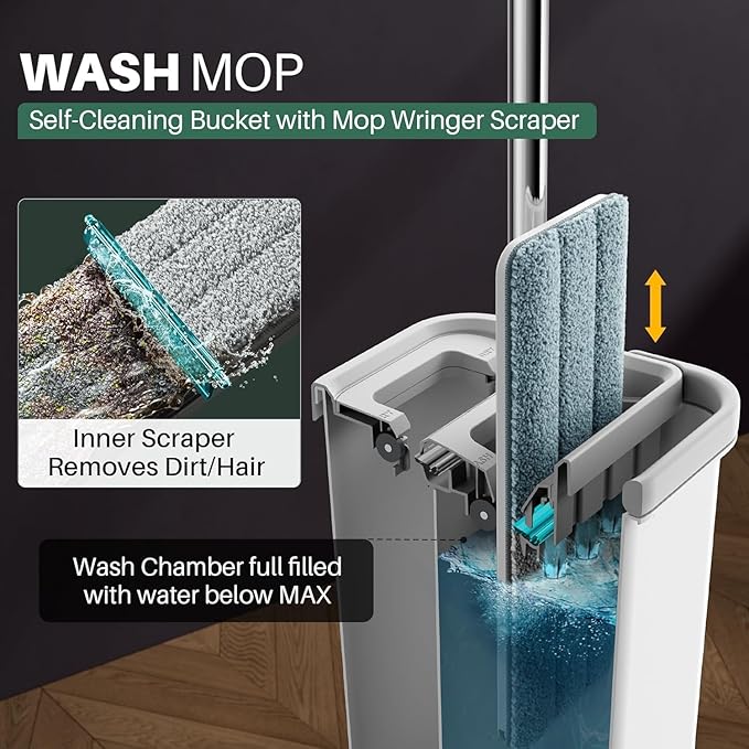 JOYMOOP Mop and Bucket Set
