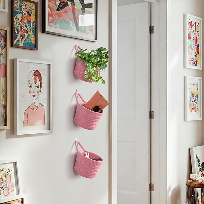 Fabric Wall Hanging Baskets