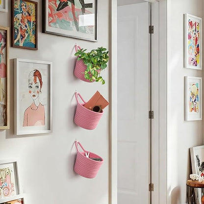 Fabric Wall Hanging Baskets