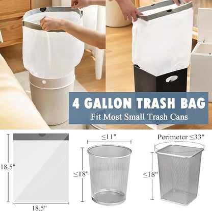 Small Trash Bags 4 Gallon