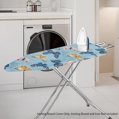 Ironing Board Cover with Butterfly Print Heavy Duty Table Top Ironing Board