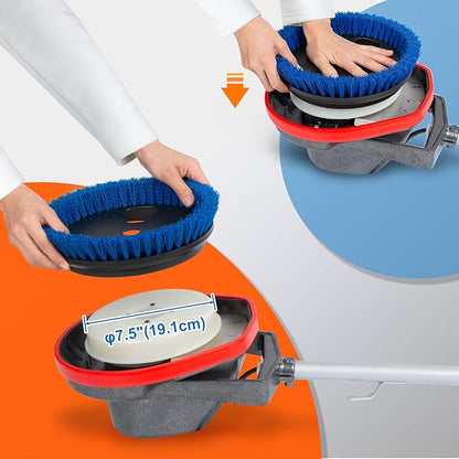 Commercial Scrub Brush for Orbital Floor Scrubber, Compatible
