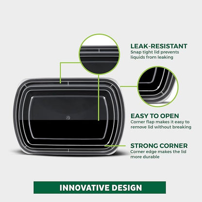 Freshware Meal Prep Containers 1 Compartment