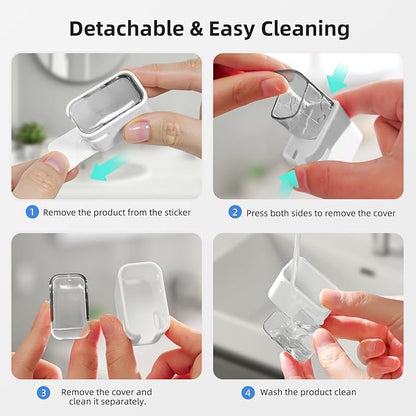 Travel Toothbrush Head Cover 4PCS, Electric Toothbrush Covers Caps, Ventilated